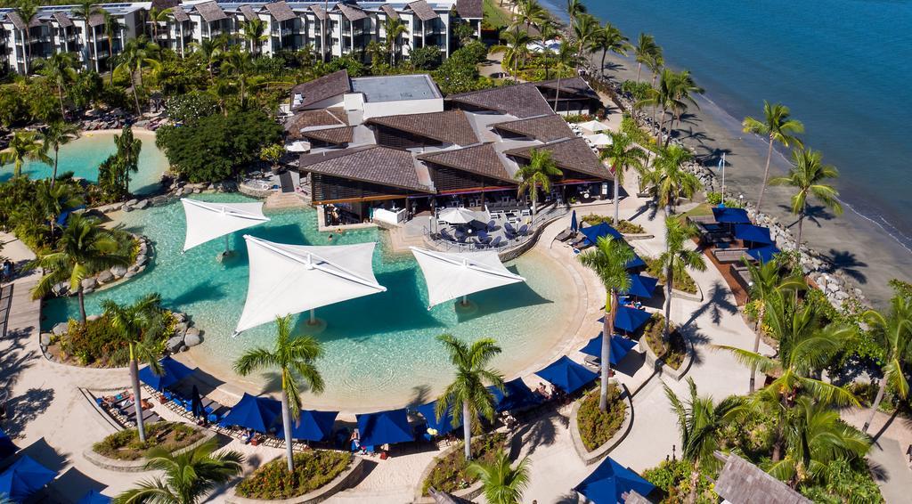 Radisson Blu Resort Fiji Denarau Island Exterior foto Aerial view of the resort